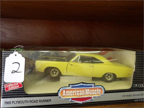 1969 PLYMOUTH ROAD RUNNER DIECAST