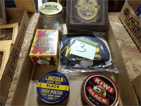 WAX POLISH - TINS ETC