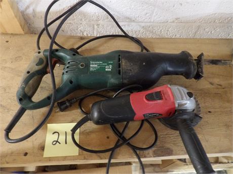 HAND GRINDER - RECIPROCATING SAW