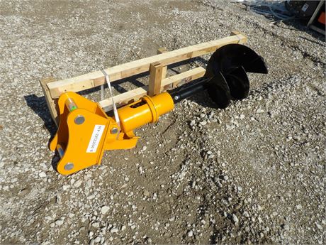 B- 305 EXCAVATOR POST HOLE DRILL