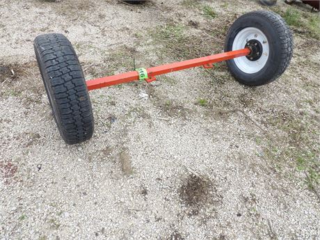 TRAILER OR ETC AXLE W / TIRES