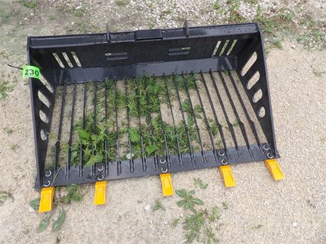 Mini Skid Steer Rock Bucket