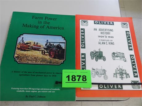 OLIVER LITERATURE - "FARM POWER IN THE MAKING OF AMERICA" BOOK