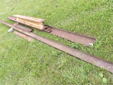 ASSORTMENT OF I BEAMS - 3' TO 12' ETC