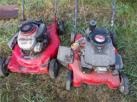 2 PUSHMOWERS