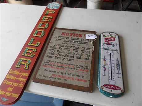 DECORATIVE SIGNS