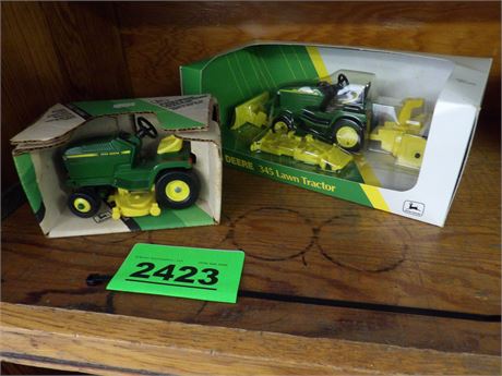 JD LAWN & GARDEN TRACTOR - DC - 1/16 - JD 345 LAWN TRACTOR - 1/16 SCALE