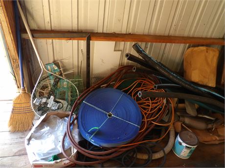 EXTENSION CORDS - WIRE FENCING - FISHING NET - PIPE INSULATION - TARP - ETC