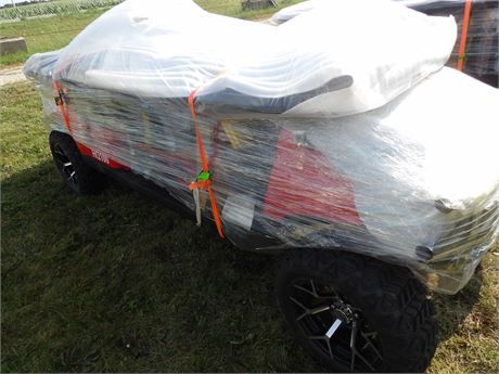 HQ100 GOLF CART ( RED WHITE # )