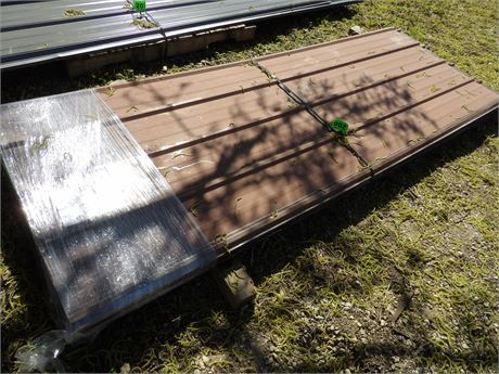 USED BROWN STEEL 11 PC - 9'   18 PC - 8' APPROX.