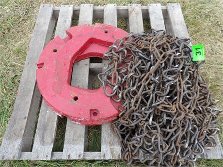 FARMALL WHEEL WEIGHTS - TRACTOR CHAINS