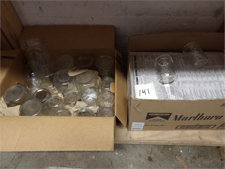 2 BOXES JELLY JARS - CANNING JARS