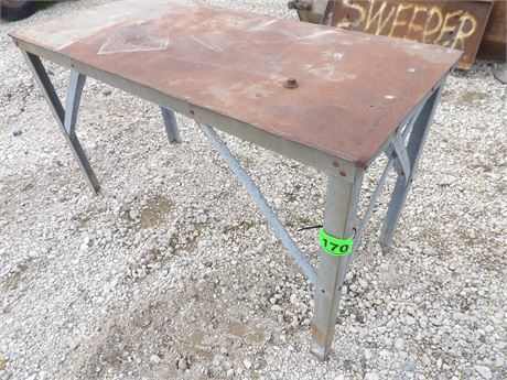 ALL STEEL BENCH 3'x6' APPROX.