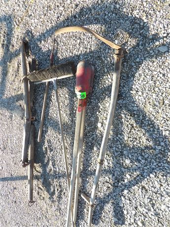 VINTAGE SCYTHE - YARD TOOLS - ETC