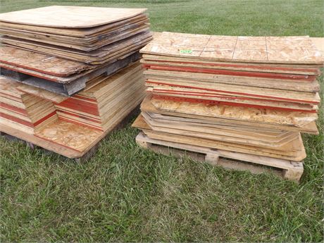 LARGE ASSOR. OF PLYWOOD - PRESSBOARD - COME LOOK