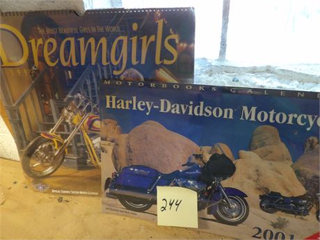 HARLEY DAVIDSON CALENDARS ETC