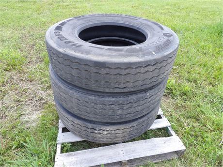 TRUCK TIRES (3) 11R/22.5 ( COME LOOK )