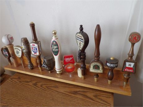 ASSORTMENT OF BEER TAPPERS