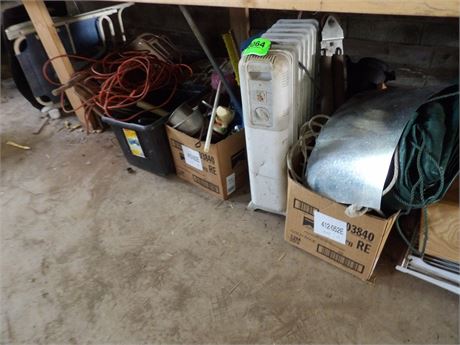 EXT. CORDS - HEATER ETC - LARGE LOT