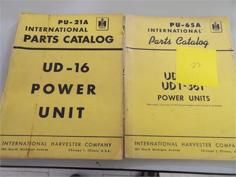 International Harvester UD 16 - 361 Power Unit Parts Manuals