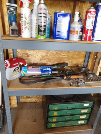 SHOP CLEANERS - OIL-METAL SHOP ORGANIZER ( NO SHELVING )