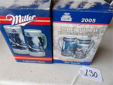 MILLER COLLECTOR STEINS