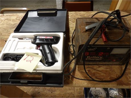 SOLDERING GUN - SEARS BATTERY CHARGER