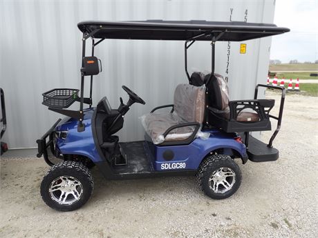 SDLGC80 ELECTRIC GOLF CART   BLUE SEE DESCRIPTION BELOW