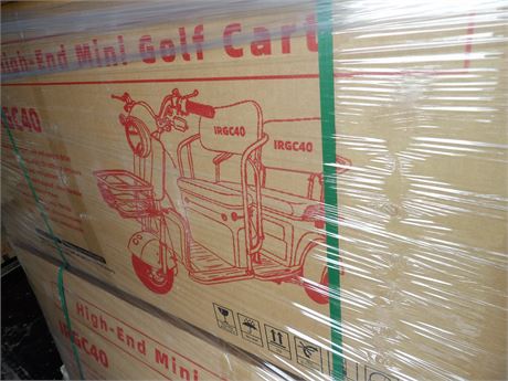 HIGH END MINI GOLF CART ( RED )