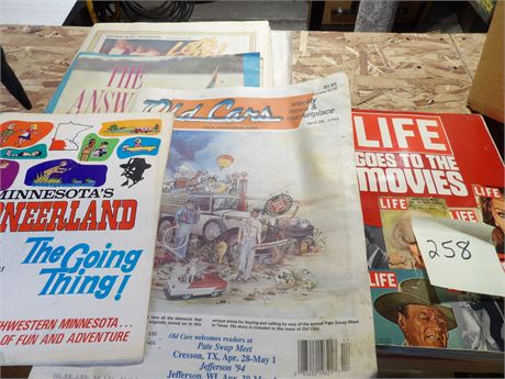 VINTAGE MAGAZINES  & NEWSPAPER