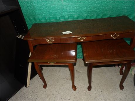 BOOKSHELF - VANITY DESK - END TABLES