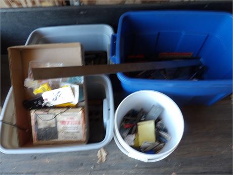 SPECIALTY TOOLS ETC 3 TUBS - 1 PAIL