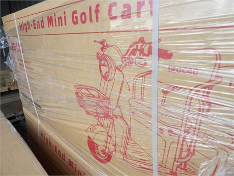 HIGH END MINI GOLF CART ( BLUE )