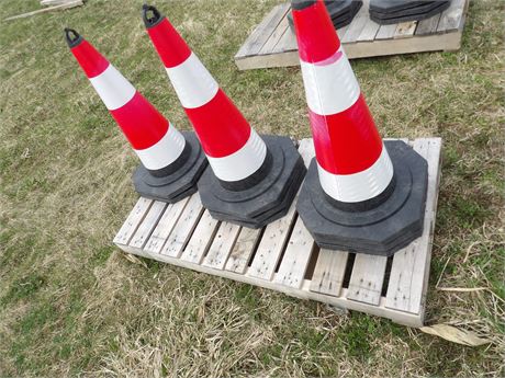 YARD CONES ( 8 TOTAL )