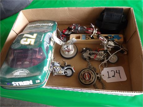HARLEY DAVIDSON & NASCAR FIGURINES
