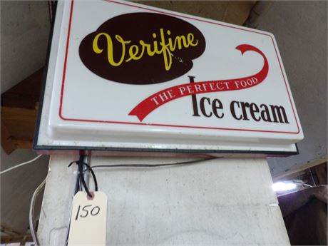 VERIFINE ICE CREAM SIGN