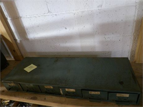 6 DRAWER METAL ORGANIZER