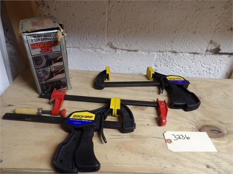 QUICK GRIP BAR CLAMPS - HYDRAULIC JACK