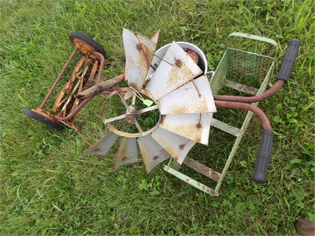 VINTAGE MOWER - WIND VANE - ETC