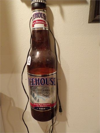 ICE HOUSE BREWING ELECTRIC BOTTLE SIGN