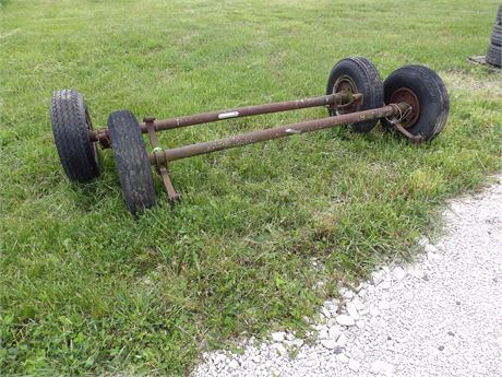 TRAILER AXLES  W / 8-14.5 TIRES