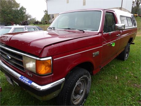 1991 FORD F250 PICK UP 4x4 - ( HAS TITLE ) - HAS BEEN RUN RECENTLY