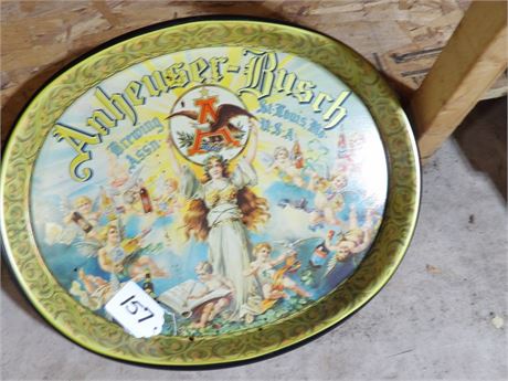 ANHEUSER BUSCH ST. LOUIS, MO. SERVING TRAY