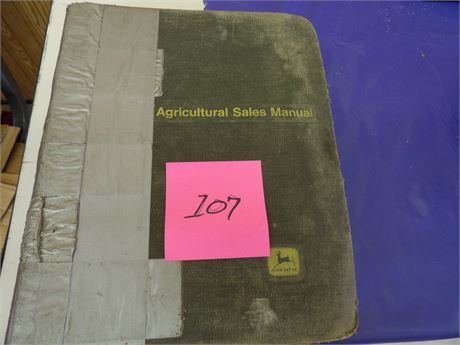 John Deere 1986 Sales Manual