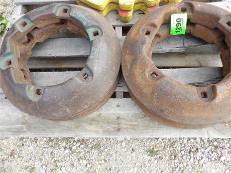 (4) FORD 28" REAR TRACTOR WHEEL WEIGHTS