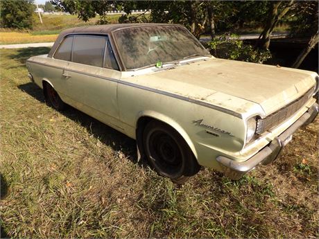 1966 AMERICAN RAMBLER 440 ( HAS TITLE ) - ENGINE TURNS