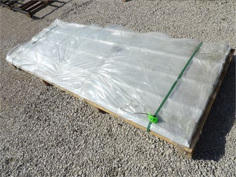 NEW SDLGCSS-galvanized corrugated metal roof panels ( 7'10" L approx )