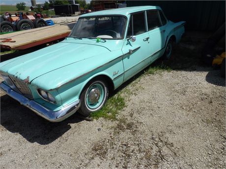 PLYMOUTH VALIANT CAR - 4 DOOR - ( NO TITLE ) - JUST AS FOUND