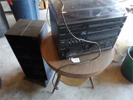 PANASONIC STEREO W / STAND ORGANIZER