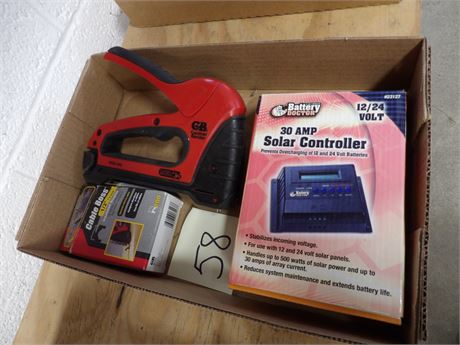 CABLE BOSS STAPLER - 30 AMP SOLAR CONTROLLER